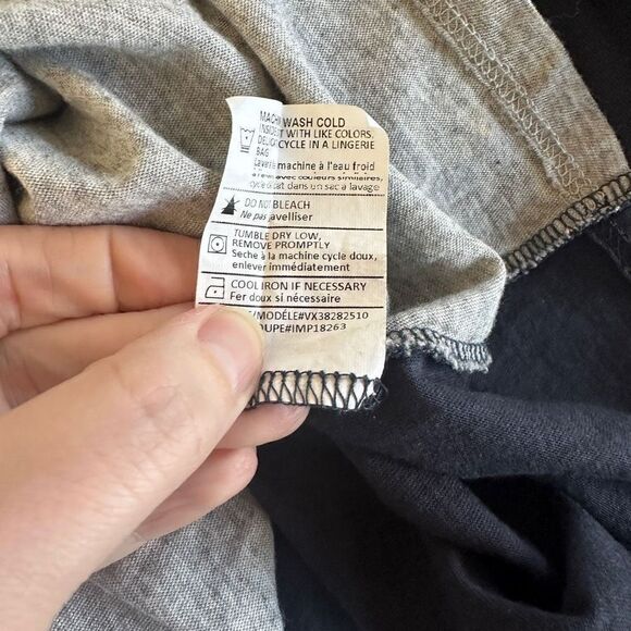 Vince Pima Cotton and Modal Two Toned Tee M - Picture 9 of 10